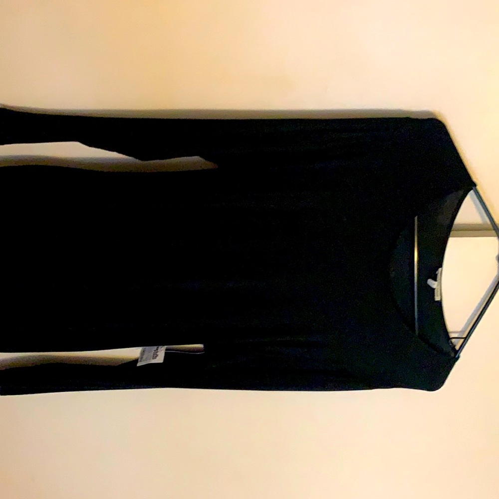 Charlotte Russe black open back dress XL